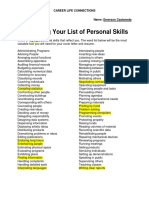 Personal Skills