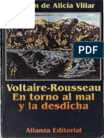 Voltaire Rousseau en Torno Al Mal y La Desdicha Alianza Ed 1995 PDF