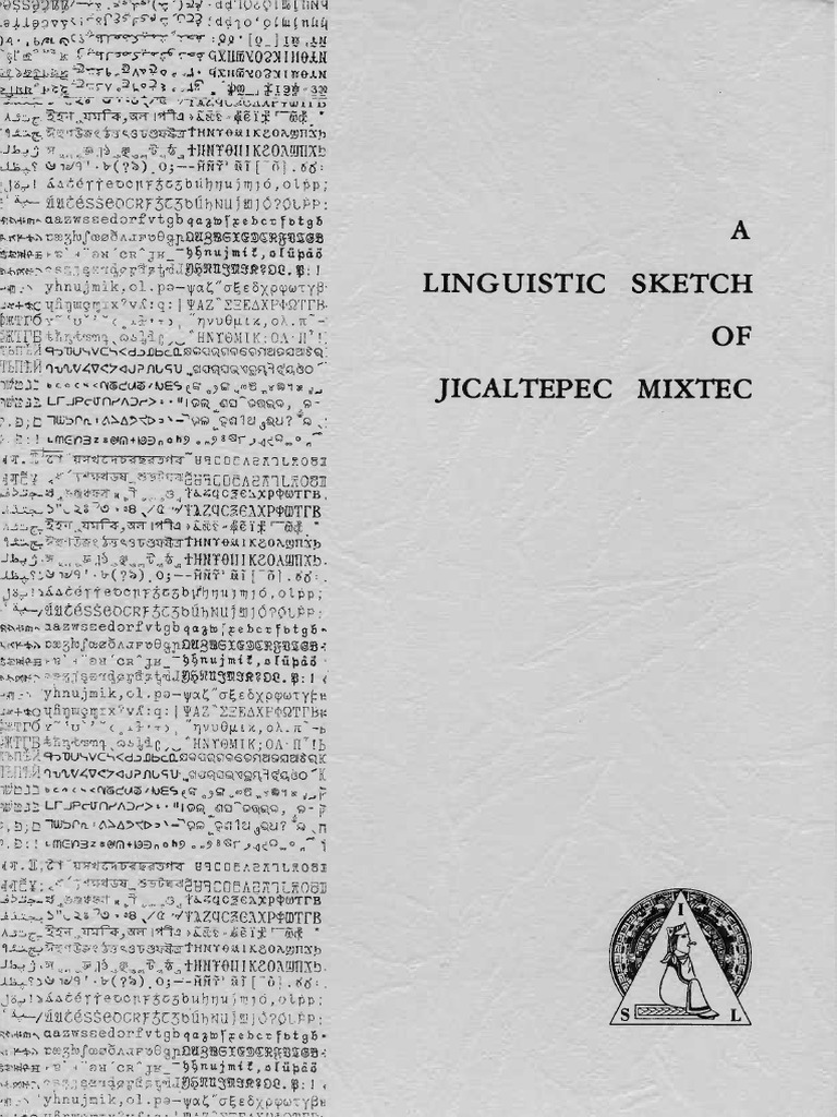 A Linguistic Sketch of Jicaltepec Mixtec | PDF