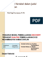 Judul2 Penelitian-pendekatan Dan Variabelnya