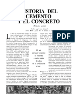 Historia Del Cemento y El Concreto