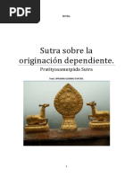 Sutra Sobre La Originación Dependiente.