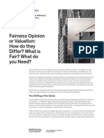 Fairness Opinion or A Valuation Opinion FINAL E 2014-08-27