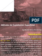 Métodos de Explotación Superficial-Sesion 1