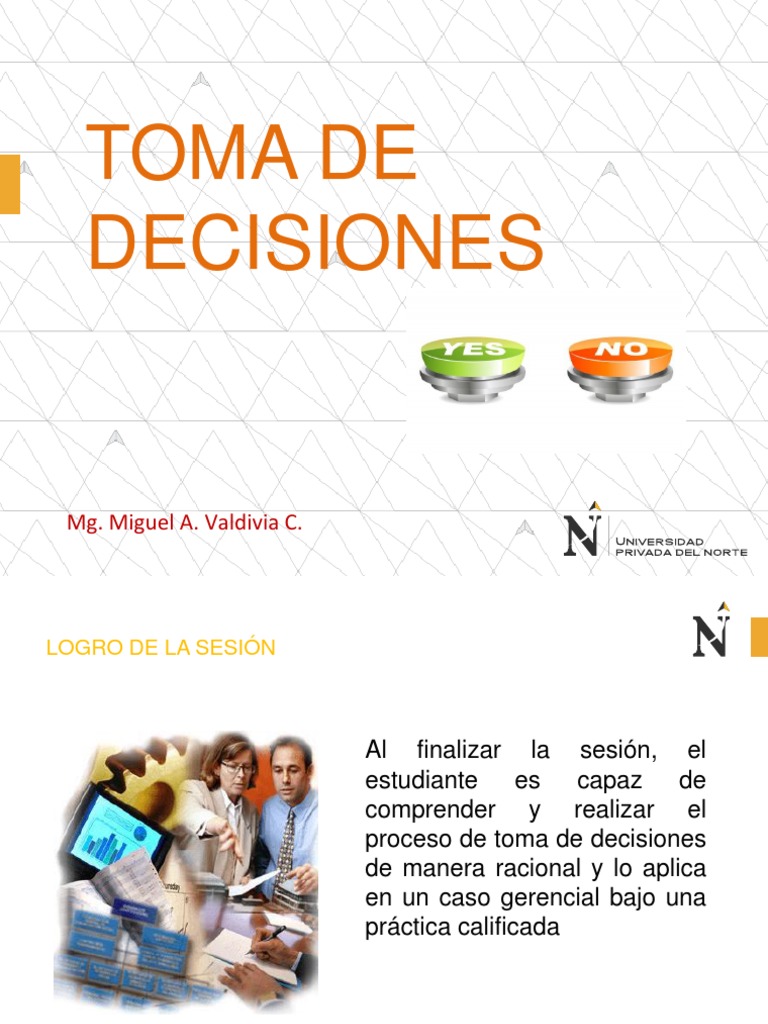 CLASE 10. Toma de Decisiones | PDF | Toma de decisiones | Ciencia cognitiva