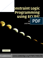 Apt2007 - Constraint Logic Programming Using Eclipse PDF