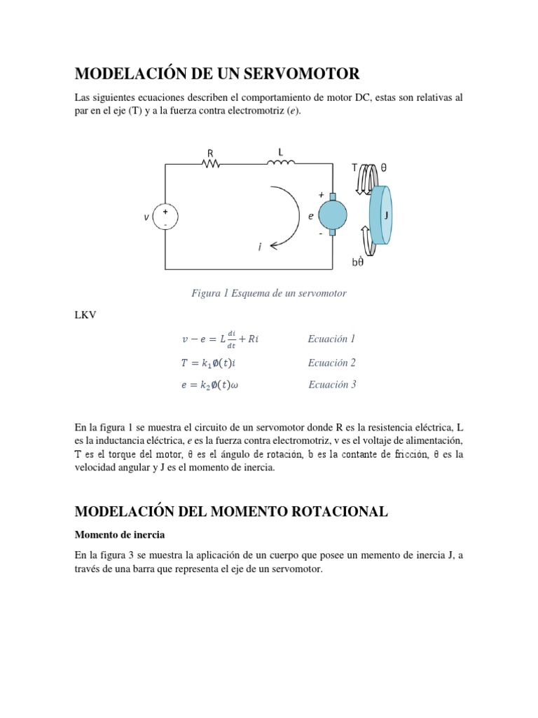 Cálculos de Servomotor | PDF | Esfuerzo de torsión | Resistencia ...