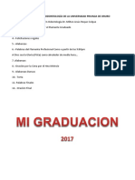 Graduación de Odontología de La Universidad Privada de Oruro
