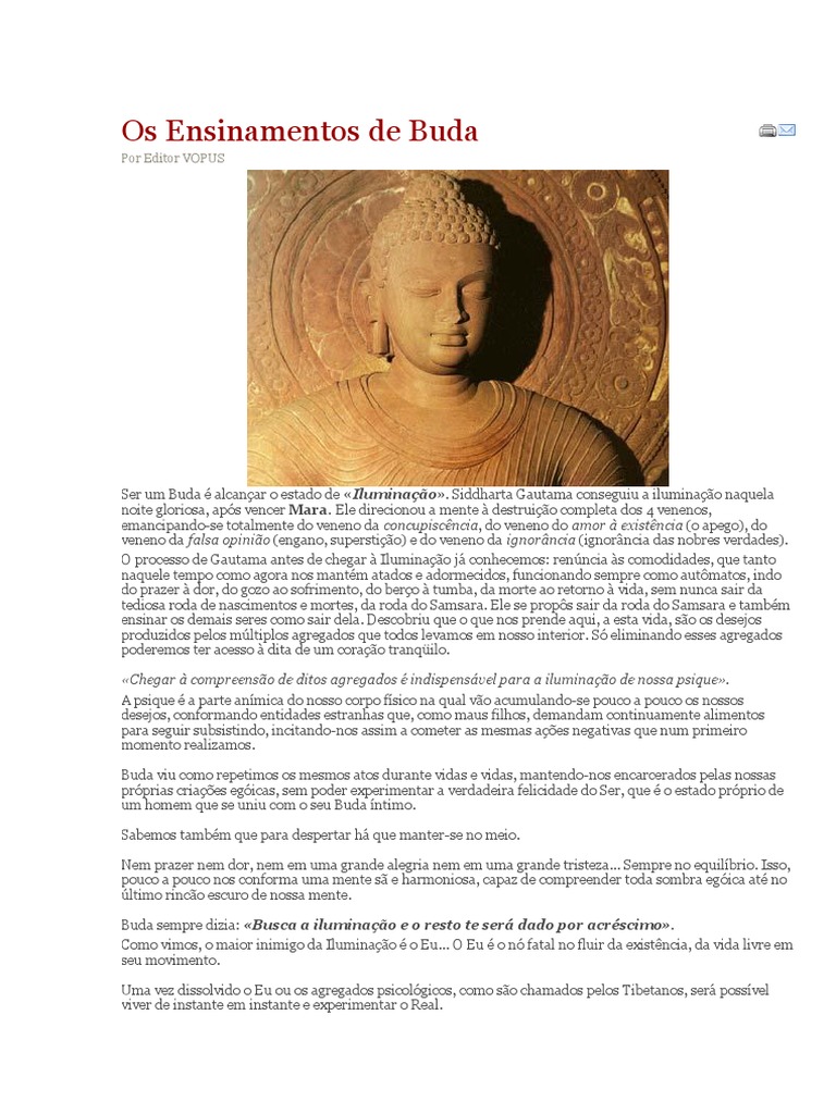 Ensinamentos Essenciais de Buda | PDF | Gautama Buddha | Mente