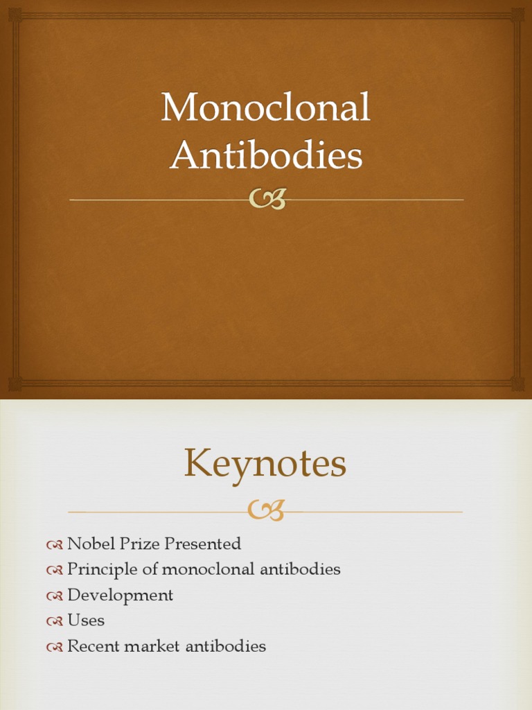 Monoclonal Antibodies: Principles and Uses | PDF | Monoclonal Antibody ...