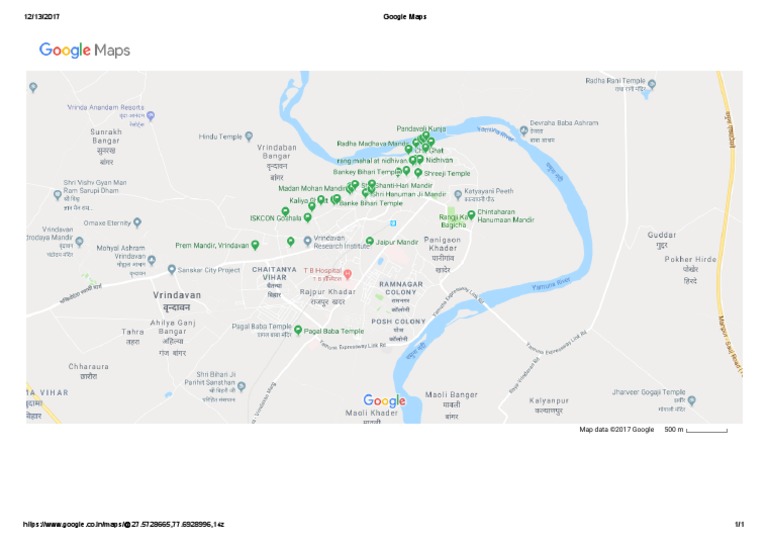 Google Maps Location Data 2017 | PDF