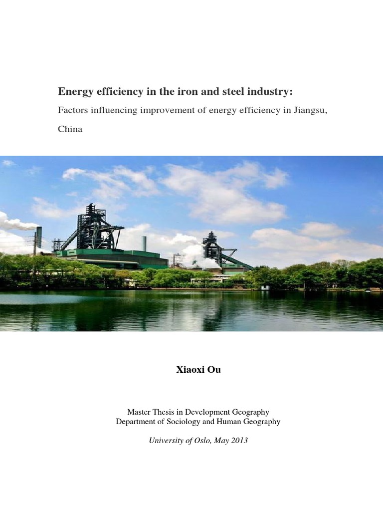 Energy Efficiency in The Iron and Steel Industry | PDF | Efficient ...