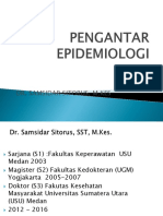 Pengantar Epidemiologi