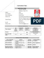 Curriculum Vitae: Identitas Diri