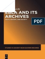 (Studies in Ancient Near Eastern Records 7) Alfonso Archi-Ebla and its Archives_ Texts, History, and Society-Walter de Gruyter (2015).pdf