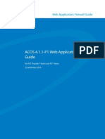 A10 Networks WAF Guide