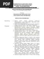 Surat Permohonan Perubahan Specimen Bank