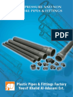 U-PVC pipes and fittings dimensions