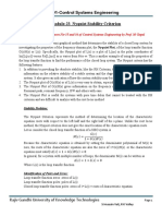 Module-23 - Nyquist Stability Criterion: EE3101-Control Systems Engineering