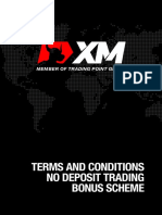 XMGlobal No Deposit Trading Bonus Terms and Conditions