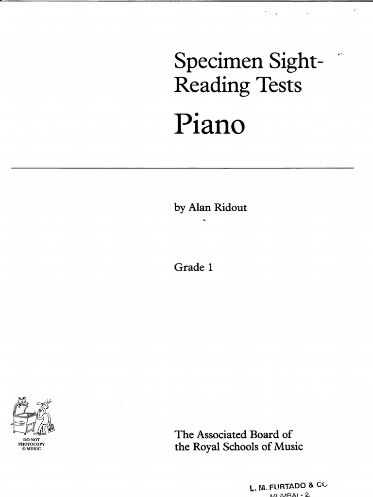 Grade 1 Sight Reading Piano | PDF | Musicology | Classical Music