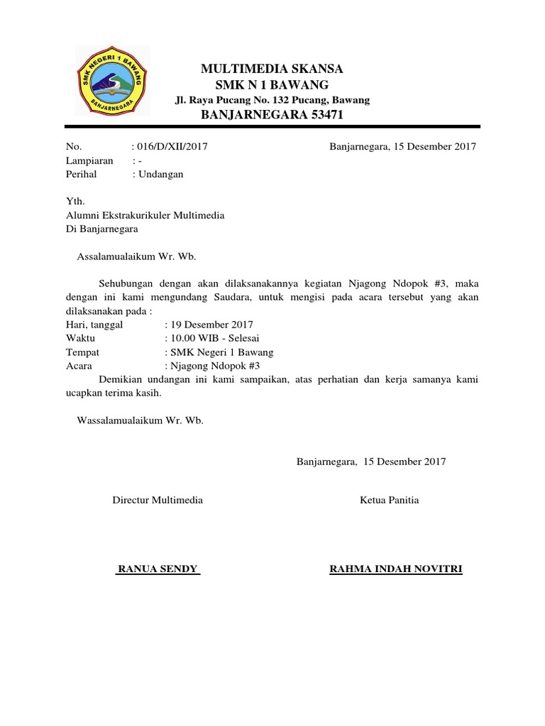 770 Contoh Undangan Alumni Gratis