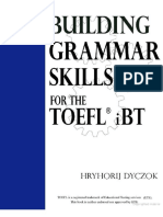 Building Skills Building Grammar Skills for TOEFL IBT