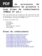 Resumo Grupos de Processos