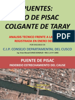 0-16 Puentes de Taray y Pisac Luego de La Maxima Avenida-Enero - 2010