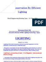 Light Efficency Egypt Case Dec 2004