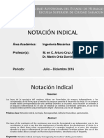 Notacion Indical