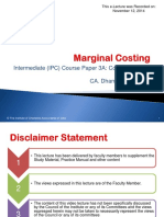 Intermediate (IPC) Course Paper 3A: Cost Accounting CA. Dharmendra Gupta