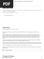 Berberine - Scientific Review On Usage, Dosage, Side Effects - Examine