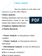 Cluster Analysis