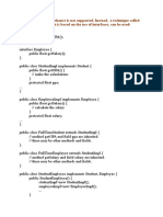 Multiple Inheritance With Interfaces Example 2006