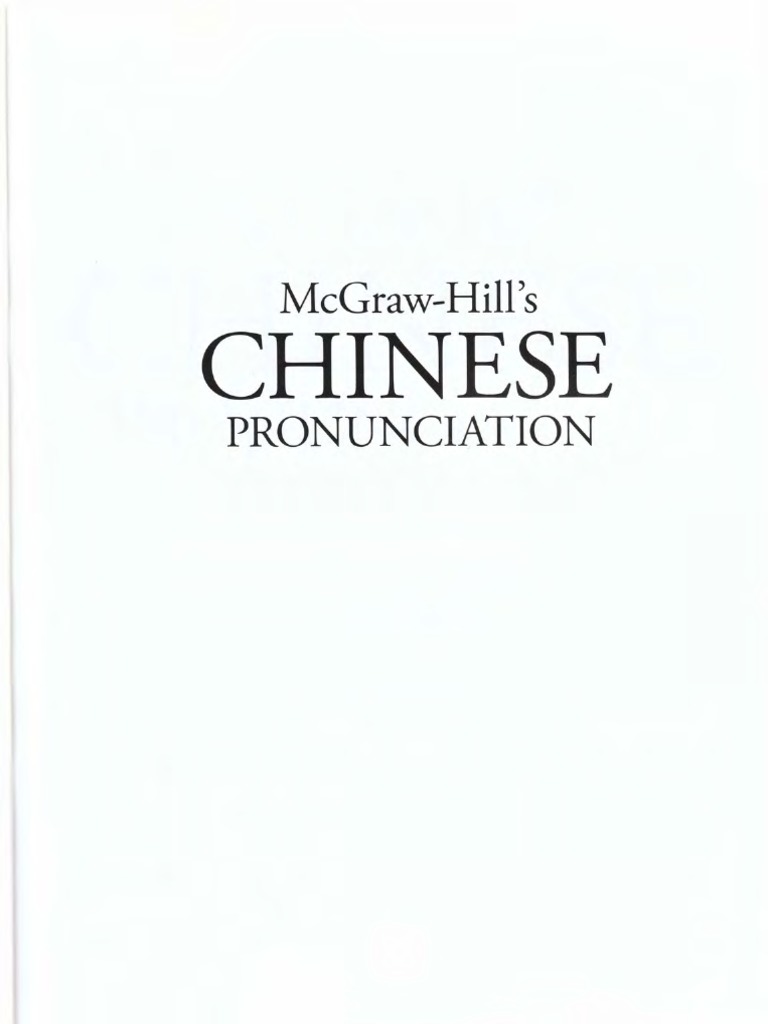 Mcgraw Hills Chinese Pronunciationpdf Tone Linguistics - 