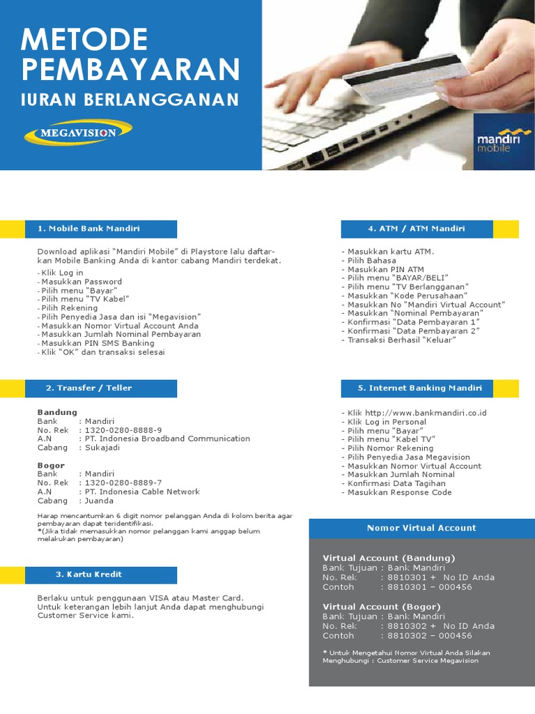 Langkah Langkah Pembayaran Megavision Pdf
