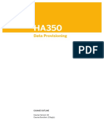 HA350 Data Provisioning
