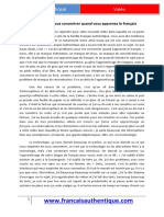 Comment Reussir A Vous Concentrer Quand Vous Apprenez Le Francais PDF