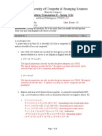 National University of Computer & Emerging Sciences Midterm Examination II - Spring 2016