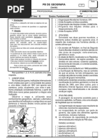 Prova de Geografia - 32