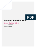 Lenovo Phab 2 Plus Manual