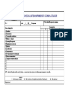 Check-List Equipamentos Compactador