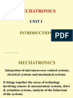 Mechatronics Unit I