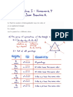 Algebra I - Homework 7