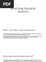 Advertising Standards Authority - Powerpoint