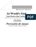 26 Piratas Del Caribe - en El Fin Del Mundo Percusión de Mazas PDF
