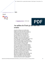 Au Milieu de Paris Je Me Suis Fait Ermite - Théophile de VIAU