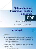 Inmunidad Innata y Adquirida