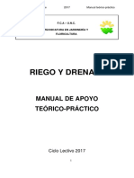 Manual de Apoyo Teórico-Práctico Riego y Drenaje 2017 PDF